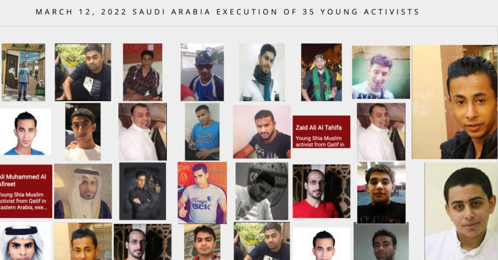 2022 Shia Muslims executed in Saudi Arabia for their activism